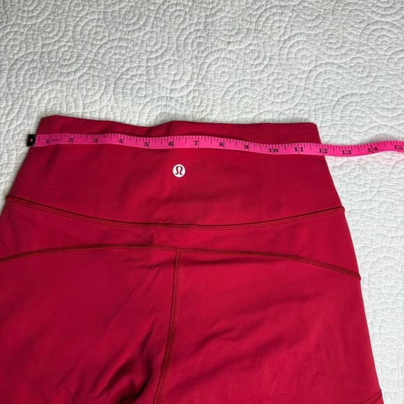 Women's Red Athletic Shorts - Picture 7 of 10
